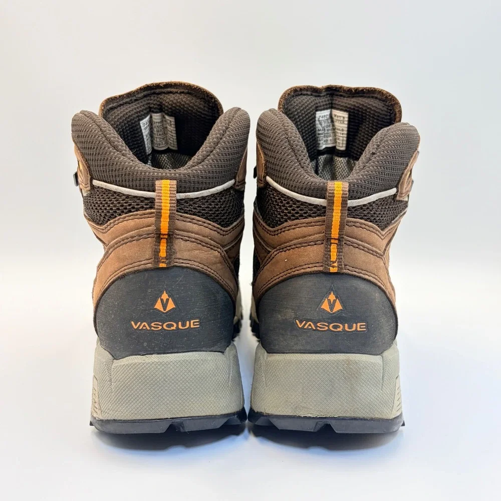 Vasque Breeze 2.0 GTX Mens 9.5M Brown Leather Gore-Tex Hiking Boots 7482 Vibram